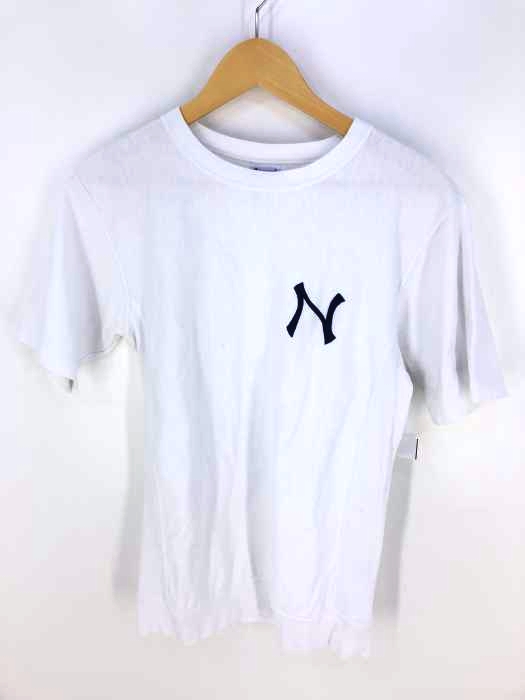 Champion（チャンピオン） 刺繍入りリバースウィーブTシャツ メンズ トップス