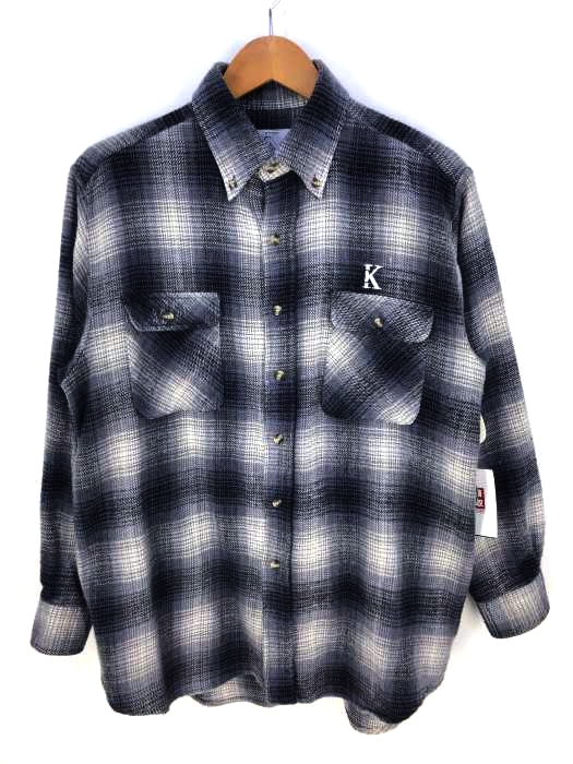 CALVIN KLEIN（カルバンクライン） オンブレチェックフランネルシャツ メンズ トップス