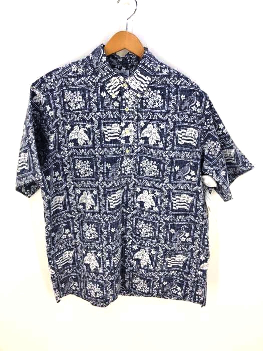 Reyn Spooner（レインスプーナー） 総柄プルオーバーボタンダウンシャツ メンズ トップス