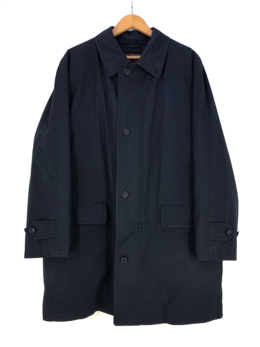 BURBERRY LONDON / ダウンライナー付き/ステンカラーコート/LL/コットン/BLK/BBN22-522-09 BURBERRY LONDON（バーバリーロンドン） ダウンライナー付き ステン