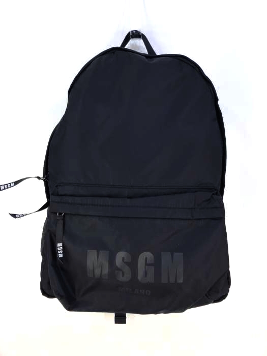 MSGM（エムエスジーエム） ロゴプリントバッグパック メンズ