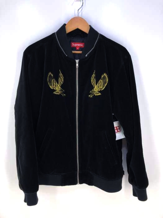 Supreme(シュプリーム) Velvet Hooded Bomber メンズ アウター