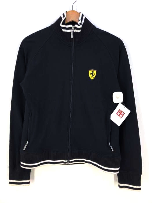 Ferrari(フェラーリ) エンブレムワッペン リブジップアップスウェットジャケット メンズ アウター