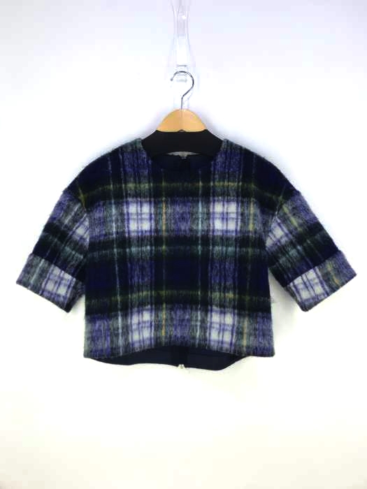 MACPHEE(マカフィー) ウール混 チェック柄トップス レディース トップス
