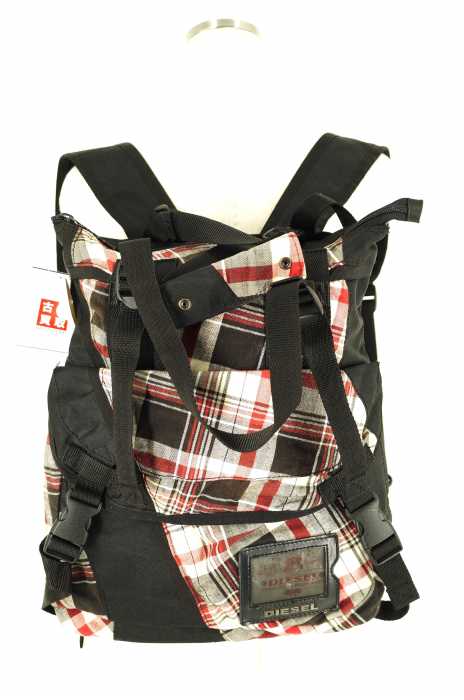 DIESEL （ディーゼル） 2way　チェック切替リュック　バッグ レディース バッグ