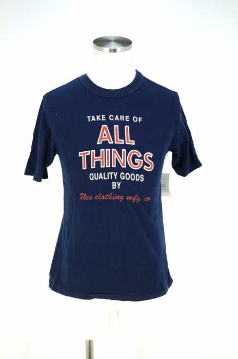UES （ウエス） プリント半袖Tシャツ メンズ トップス