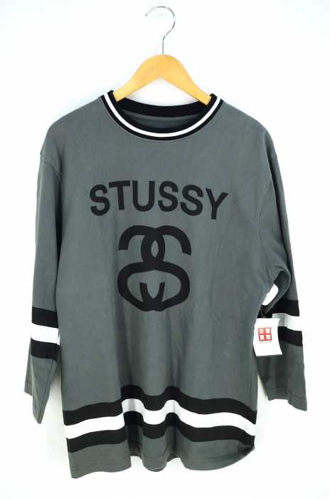 STUSSY (ステューシー) シャネルロゴ ラグラン メンズ トップス