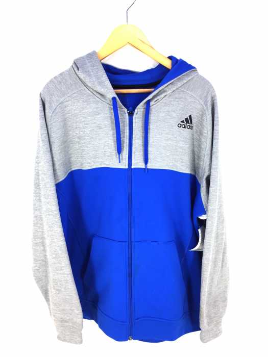 adidas （アディダス） バイカラージップアップパーカー メンズ トップス