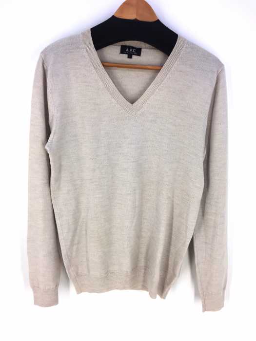 A.P.C. （アーペーセー） Vネック　ニット メンズ トップス
