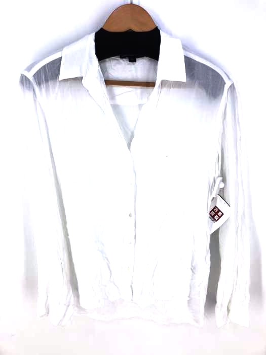 JAMES PERSE（ジェームスパース） レーヨン 長袖 フィッシュテール シャツ  WEB3077 レディース トップス
