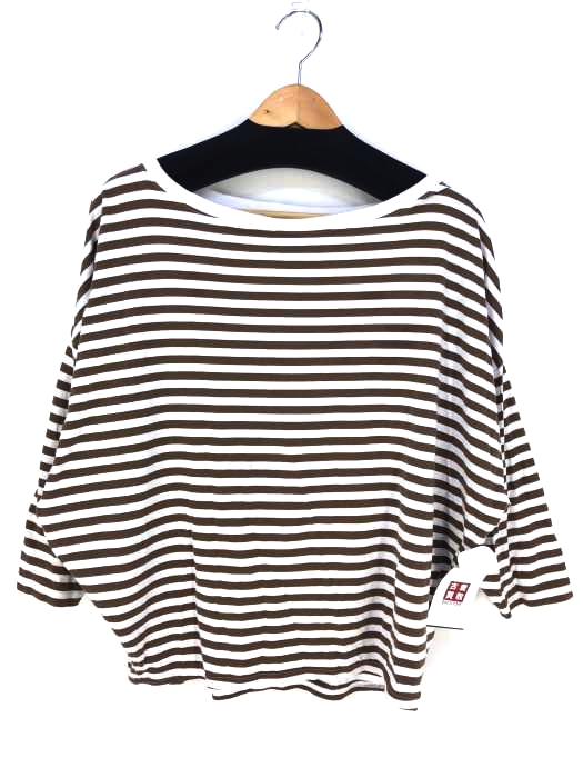 R’IAM-Plage（プラージュ） ボーダー Tシャツ ボートネック レディース トップス