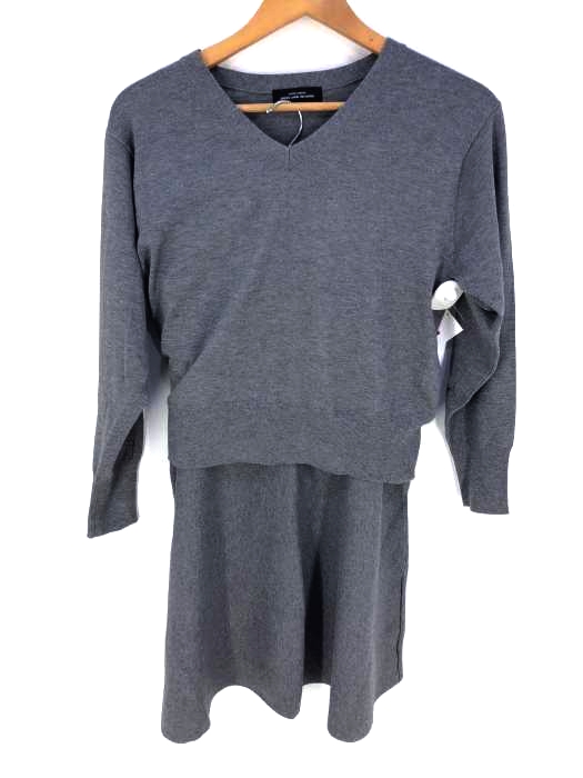 UNITED ARROWS green label relaxing（ユナイテッドアローズグリーンレーベルリラクシング） [手洗い可能] CS Vネック プルオーバー＋スカート ニット レディース セットアップ