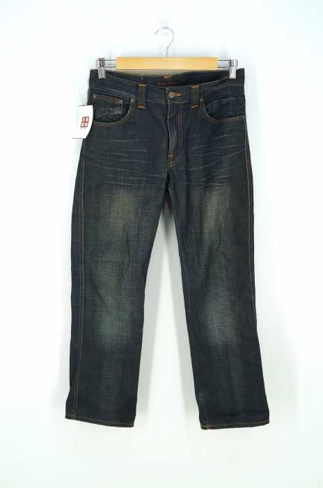 Nudie Jeans (ヌーディージーンズ) LOW SLIM JIM スリムストレートデニムパンツ メンズ パンツ
