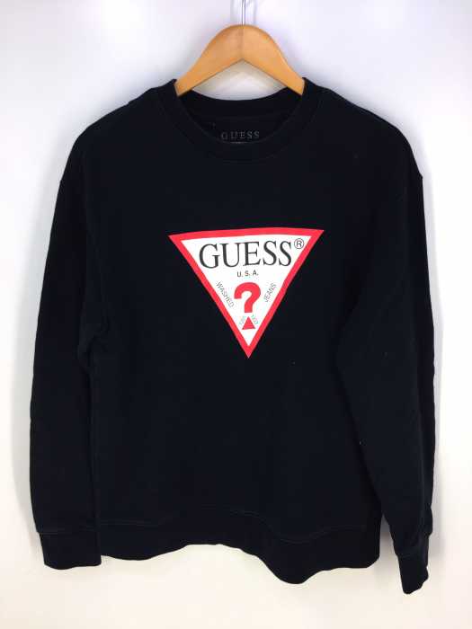 GUESS（ゲス） TRIANGLE LOGO L/S SWEAT ロゴ スウェット メンズ トップス