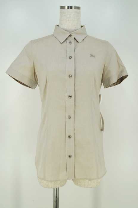 BURBERRY BLUE LABEL （バーバリーブルーレーベル） 半袖ボタンシャツ レディース トップス
