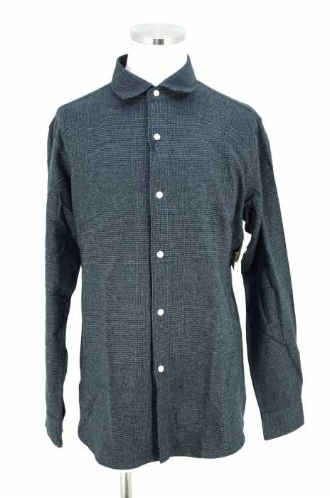 EDIFICE (エディフィス) 16AW グレンチェックネルセミワイドシャツ メンズ トップス