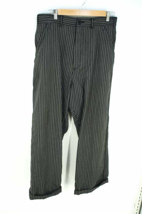COMME des GARCONS HOMME PLUS (コムデギャルソンオムプリュス) AD1995 ストライプ柄ワイドスラックス メンズ パンツ
