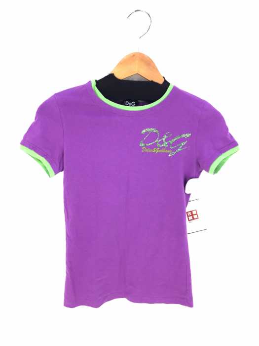 D&G DOLCE&GABBANA  （ディーアンドジー ドルチェアンドガッパーナ） ポイントプリントTシャツ レディース トップス
