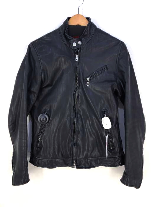 District UNITED ARROWS(ディストリクトユナイテッドアローズ) レザーシングルライダースジャケット メンズ アウター