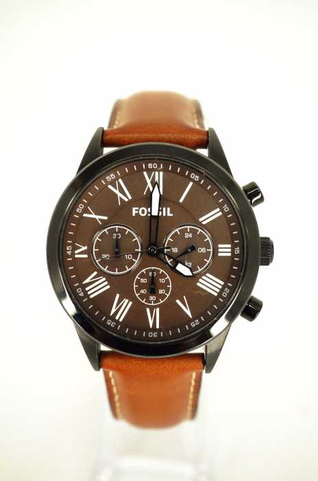 FOSSIL （フォッシル） BQ2044 レザーバンドクロノグラフ メンズ ファッション雑貨