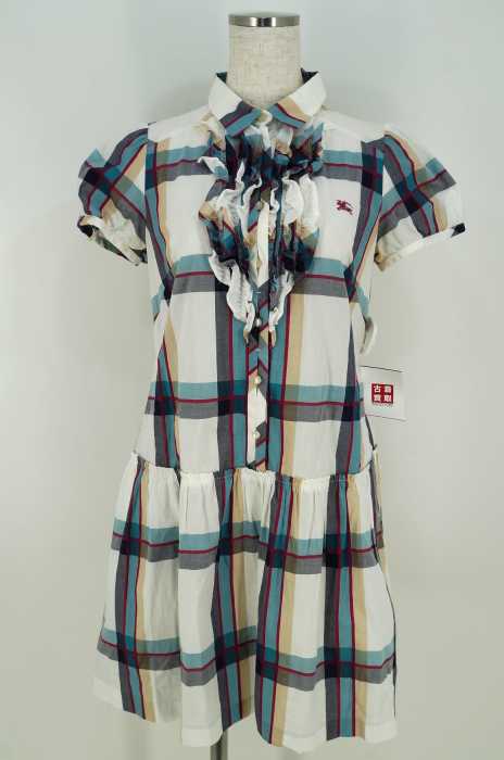 BURBERRY LONDON BLUE LABEL （バーバリーロンドンブルーレーベル） チェック柄シャツワンピース レディース ワンピース