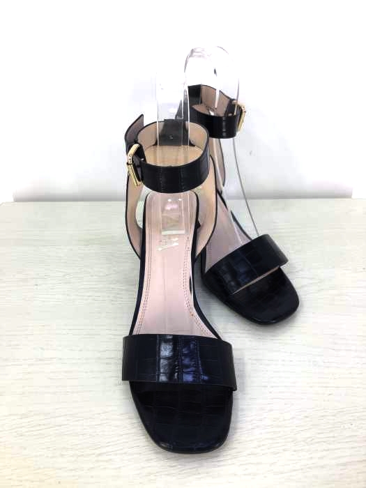 ZARA（ザラ） クロコ型押し ストラップヒールサンダル レディース シューズ