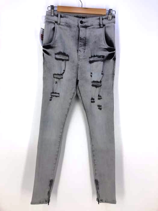 siksilk（シックシルク） ダメージ加工スキニーパンツ ストレッチ メンズ パンツ