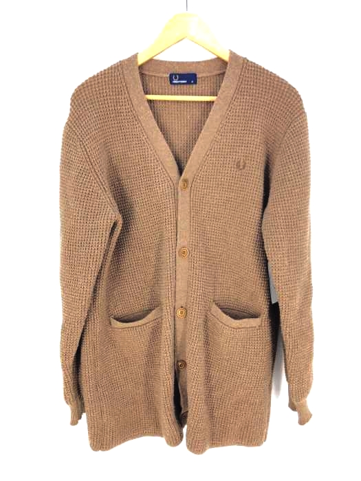 FRED PERRY（フレッドペリー） V-Neck Long Cardigan メンズ トップス