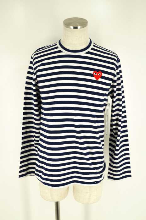 PLAY COMME des GARCONS （プレイコムデギャルソン） AD2015 ボーダー柄カットソー メンズ トップス
