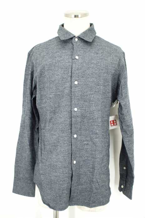 EDIFICE (エディフィス) 16AW メランジネルセミワイドシャツ メンズ トップス