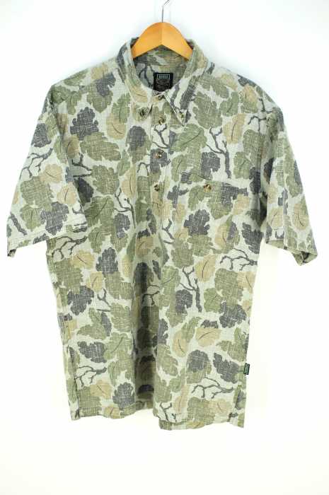 AIGLE （エーグル） 総柄ボタンダウンシャツ メンズ トップス