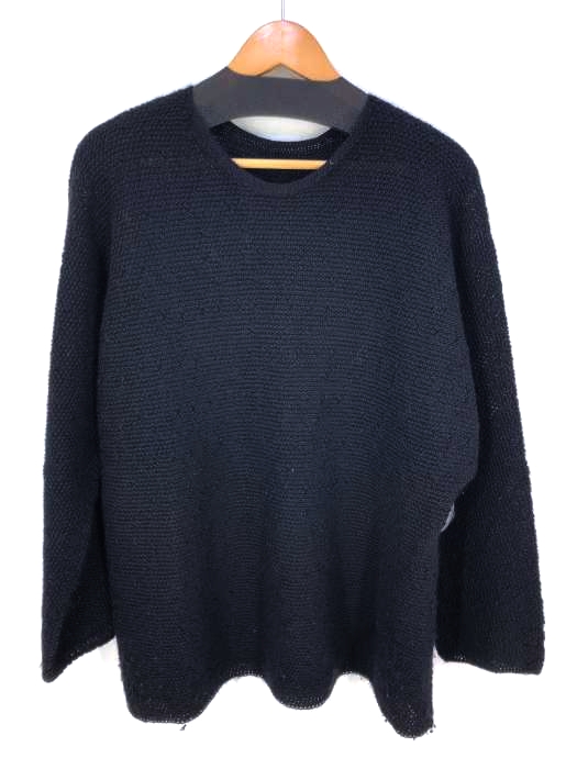 HOMME PLISSÉ ISSEY MIYAKE(オムプリッセ イッセイミヤケ) 18AW クルーネックニット ローゲージウール メンズ トップス