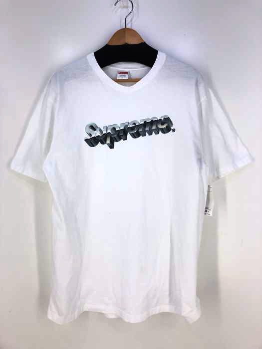Supreme（シュプリーム） Chrome Logo Tee White メンズ トップス