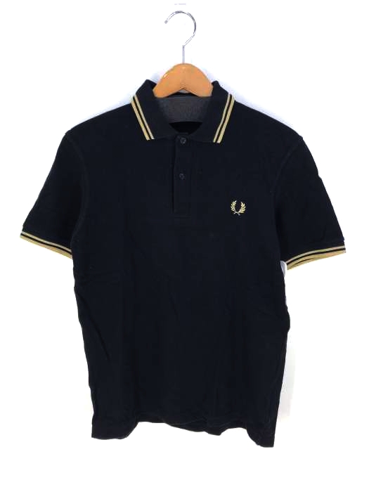 FRED PERRY（フレッドペリー） ワンポイント刺繍 鹿の子ポロシャツ イングランド製 メンズ トップス