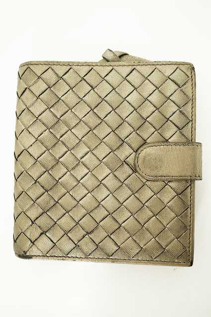 BOTTEGA VENETA (ボッテガヴェネタ) イントレチャート/二つ折りウォレット レディース ファッション雑貨