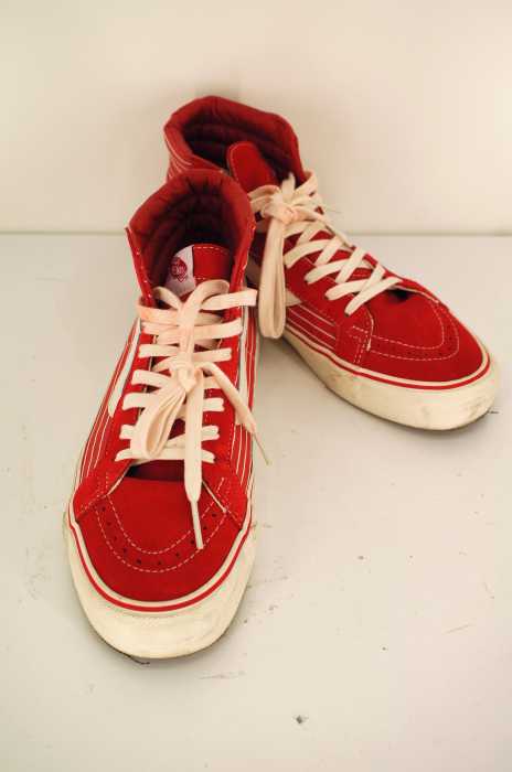 VANS (バンズ ) ORIGINALS SK8-Hi ボーダー切替スニーカー メンズ シューズ
