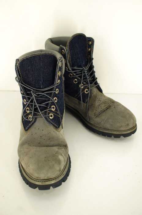 Timberland （ティンバーランド） ヌバックデニムブーツ メンズ シューズ