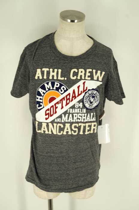 FRANKLIN&MARSHALL （フランクリンマーシャル） フロッキーワッペンプリントTシャツ メンズ トップス