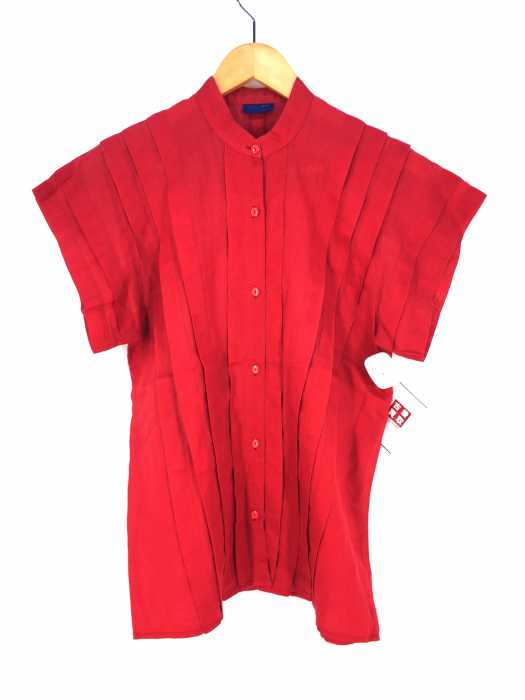 KENZO(ケンゾー) ピンタックシャツ 綿混スタンドカラーシャツ レディース トップス
