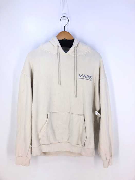MAPS(マップス) 背面プリントロゴプルオーバーパーカー メンズ トップス
