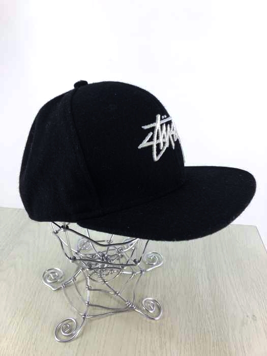 Stussy（ステューシー） 6パネル ウール ロゴ刺繍キャップ メンズ 帽子
