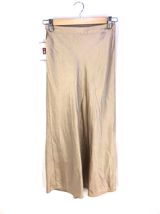Demi-Luxe BEAMS(デミルクスビームス) サテンフレアロングスカート レディース スカート