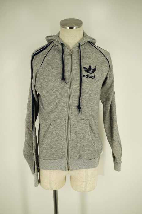 adidas (アディダス) 80’sUSA製 霜降りジップパーカー メンズ アウター