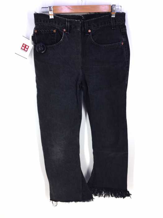 77circa(ナナナナサーカ) ダメージ加工 リメイクカットオフパンツ レディース パンツ