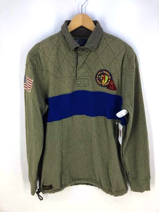 Polo by RALPH LAUREN（ポロバイラルフローレン） エルボーパッチ プルオーバーミリタリーシャツ メンズ トップス