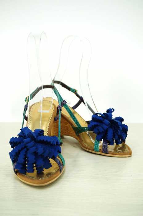 ANNA SUI （アナスイ） ウェッジソールパンプス レディース シューズ