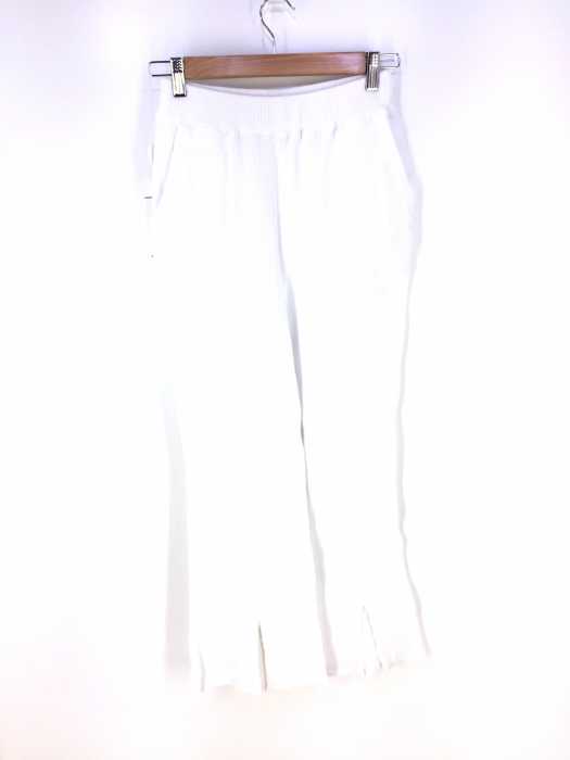 Ray BEAMS （レイビームス） リブ サイドスリット パンツ レディース パンツ