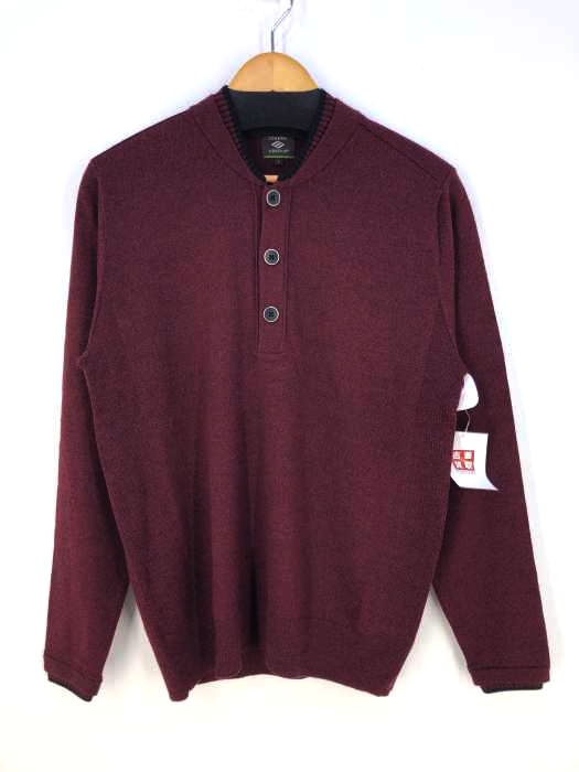 JOSEPH ABBOUD（ジョセフアボード） ヘンリーネックニットプルオーバー メンズ トップス