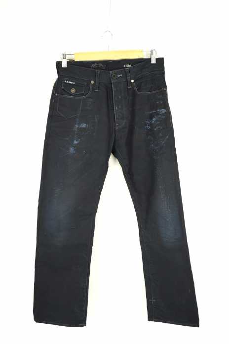 G-STAR RAW （ジースターロー） RAW 3301 加工クラッシュデニムパンツ メンズ パンツ