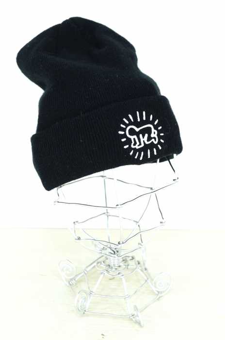 NEW ERA × Keith Haring（ニューエラ×キースへリング） ロゴニットキャップ メンズ 帽子